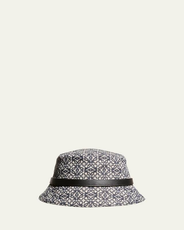 Allover Anagram Jacquard Bucket Hat
